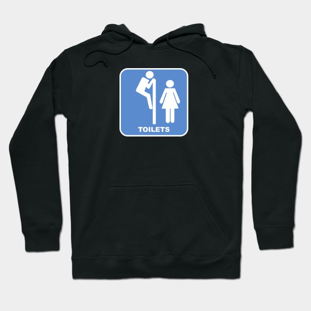 Toilets Hoodie by Nykos